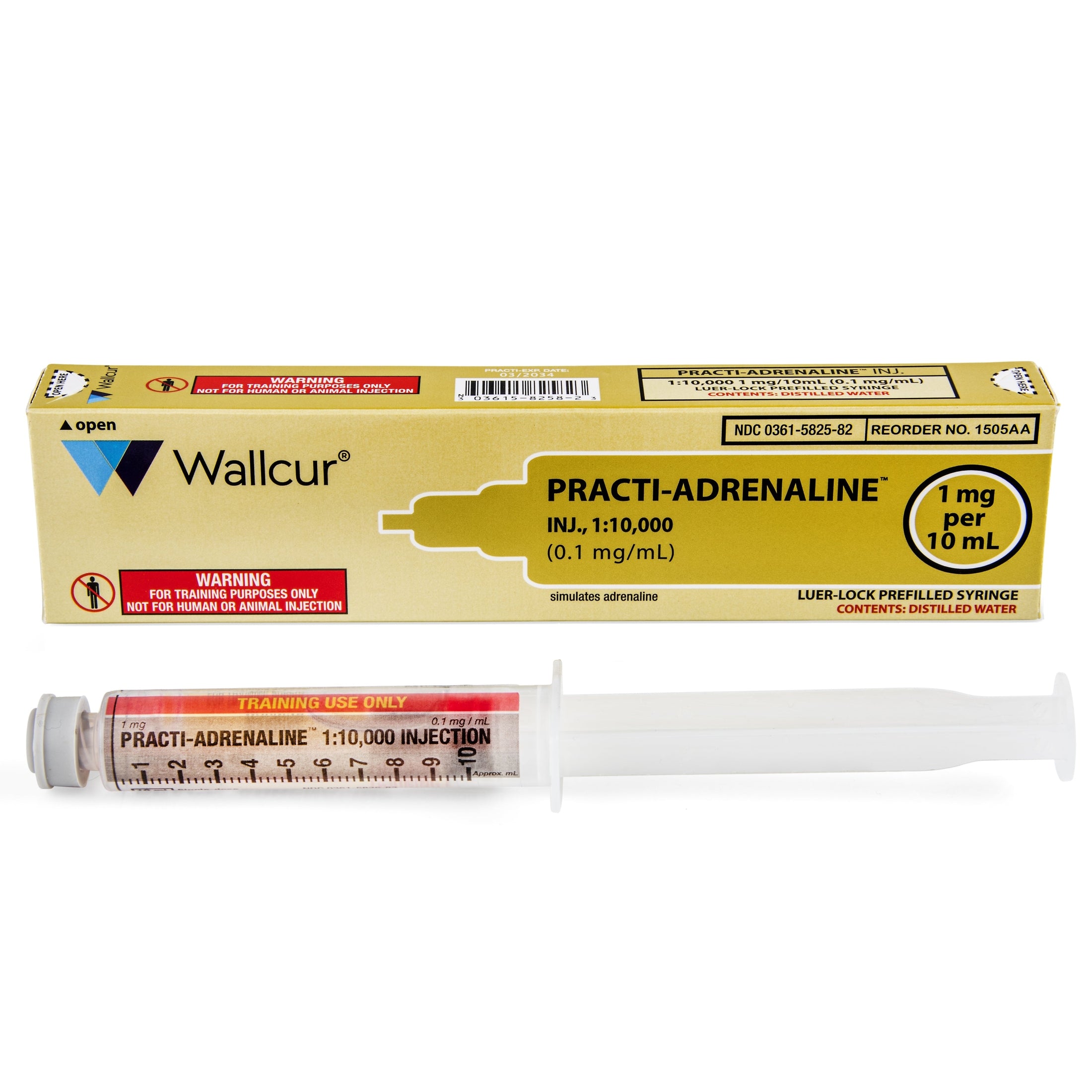 Wallcur-Practi-Adrenaline 1:10,000 Luer Lock Syringe-MedTech-1